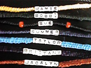 name bracelets