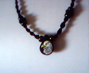Eagle hemp necklace